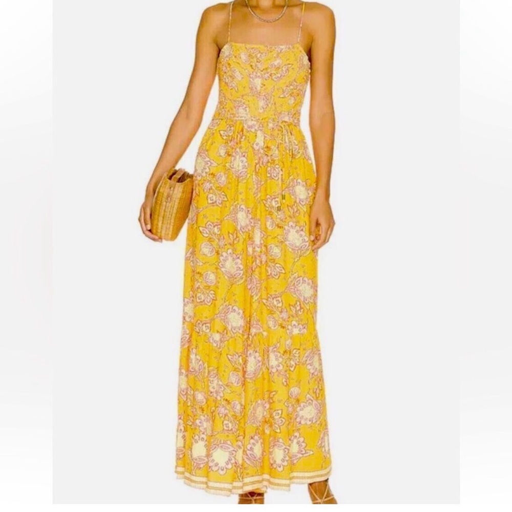 Free People Little of Your Love Marigold Jumpsuit XS